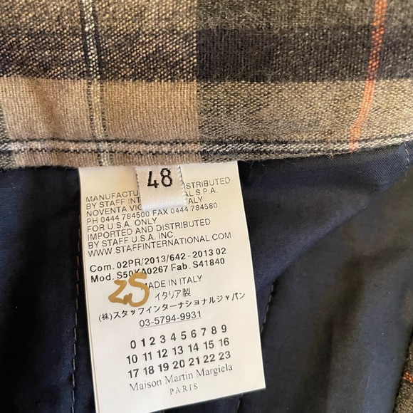 NWT Maison Margiela Pants lightweight wool Men’s 48 Italy - Picture 5 of 12